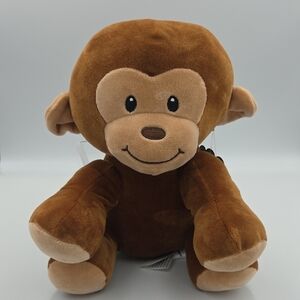 Charming Brown Plush Monkey Stuffed Animal